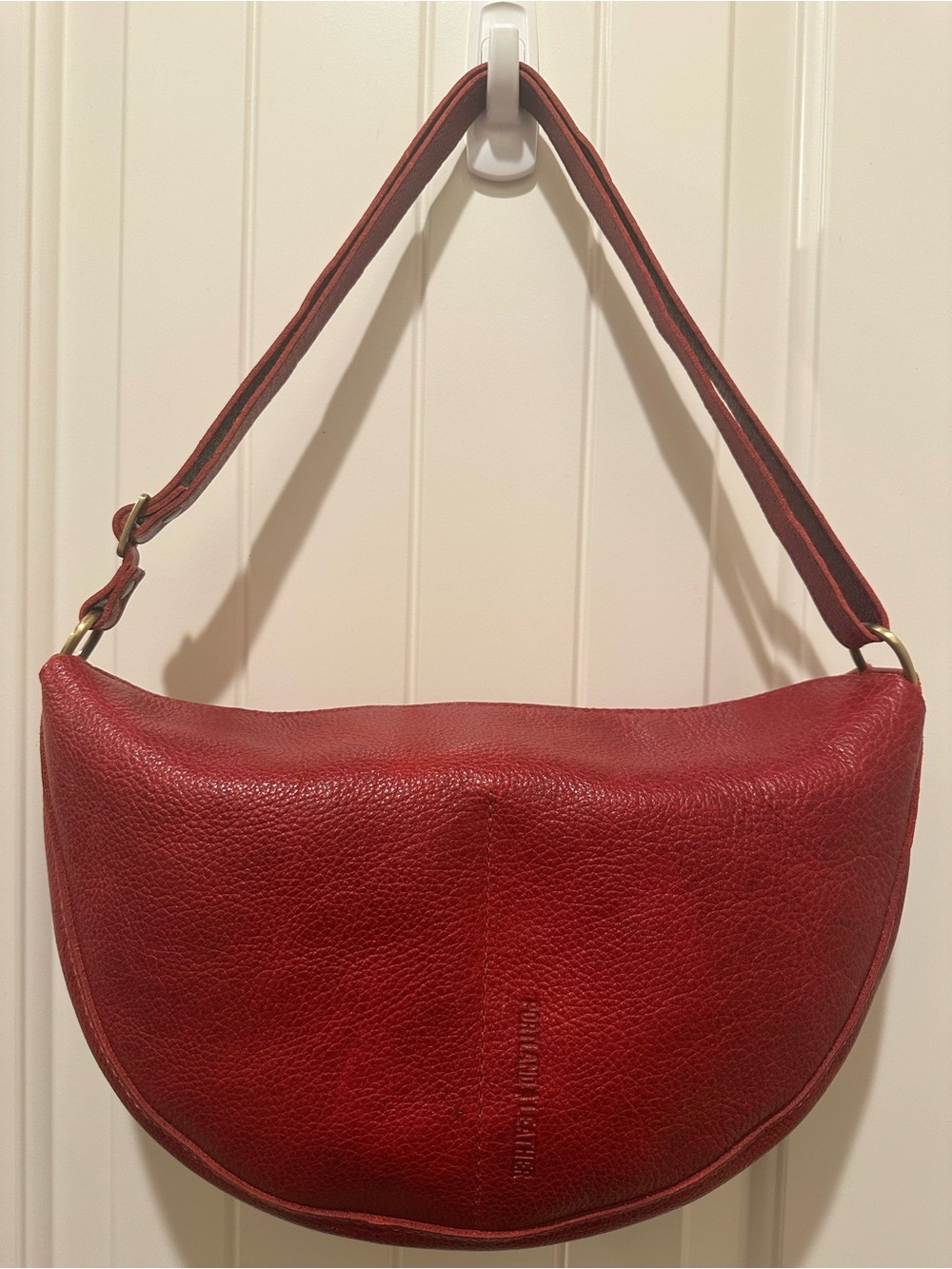 EUC Portland Leather Goods Large Chili Koala Crossbody Bag - Picture 2 of 3